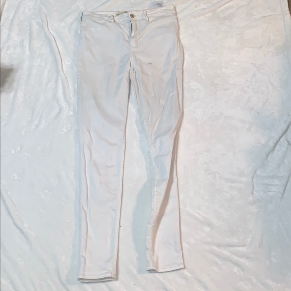 Hollister white jeans